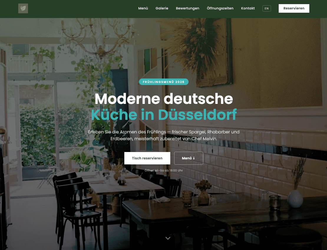 Bistro · Düsseldorf — concept
